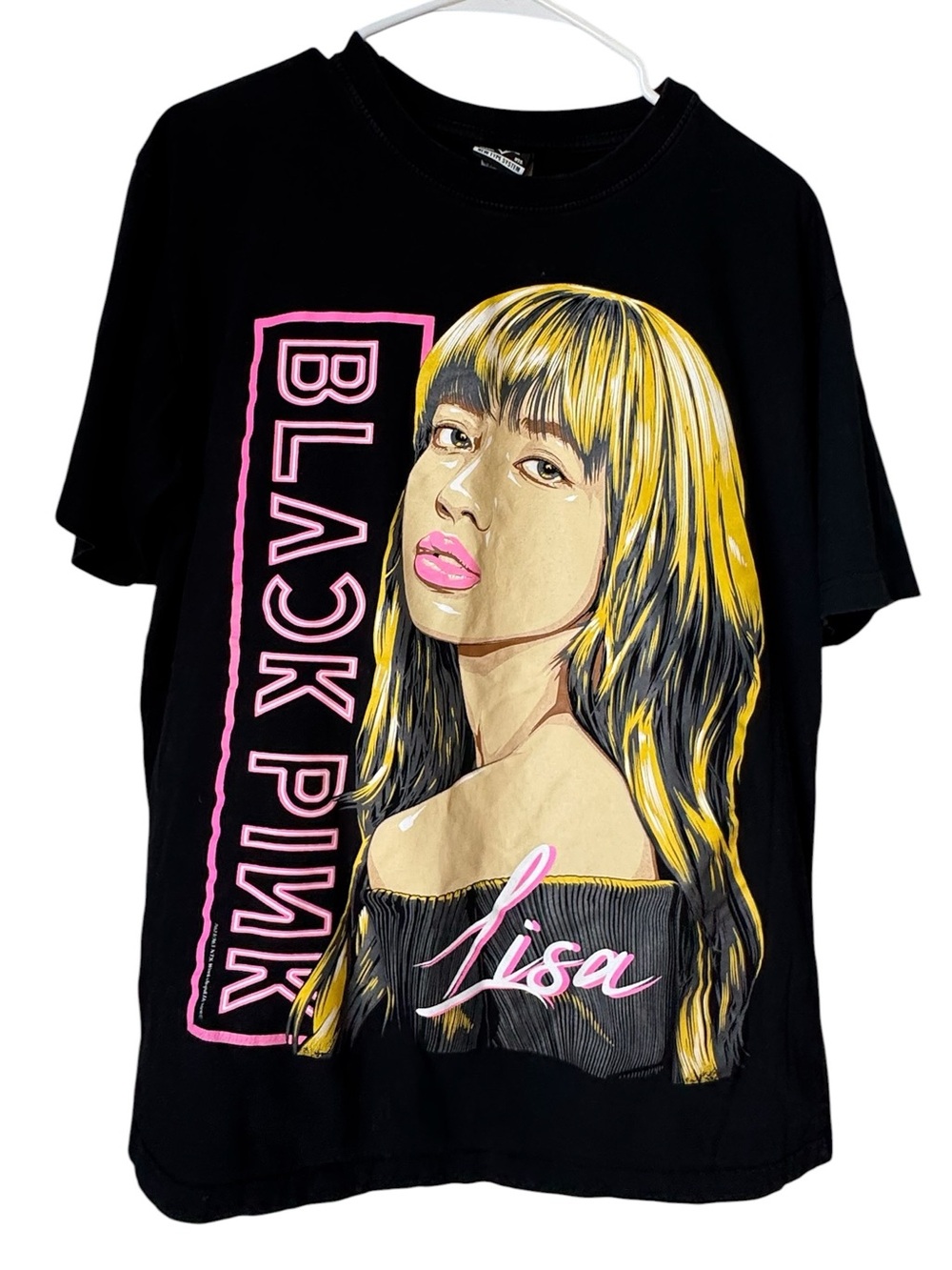 Blackpink Lisa Band K-POP Graphic Tee Men’s XL New Type System High End MINTY